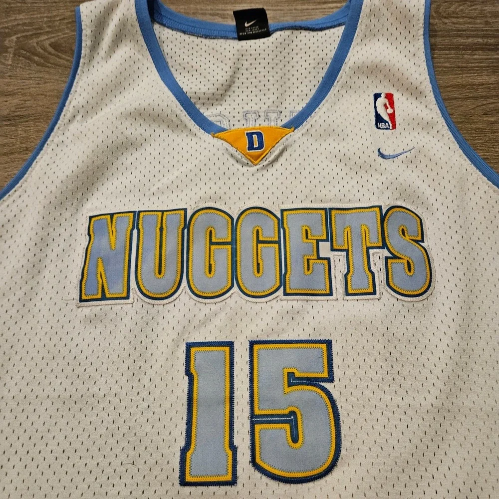 Vintage Nike Carmelo Anthony Denver Nuggets #15 Jersey Mens XXL +2 NBA Stitched